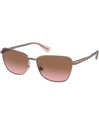 Ralph Lauren - Ra4143 942714 Sunglasses Metal Butterfly Normal Shaded - Lyst