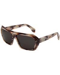 Marni - 9Uh Dhazut Shell Sunglasses Acetate Squared Normal - Lyst