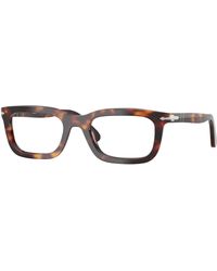 Persol - Po3397V 24 Optical Frames Acetate Transparent Squared Normal - Lyst