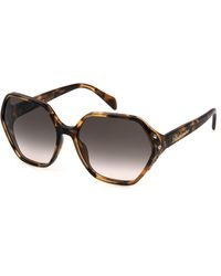 Blumarine - Sbm861S 08Xw Sunglasses Acetate Geometric Normal Shaded - Lyst