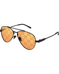 Gucci - Gg1874S 005 Sunglasses Metal Pilot - Lyst