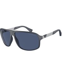 Emporio Armani - Ea4029 508880 Sunglasses Injected Squared Normal - Lyst
