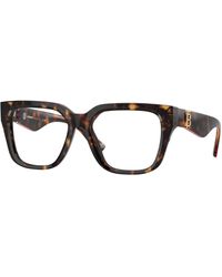 Burberry - Be2403 3002 Optical Frames Acetate Transparent Squared Normal - Lyst