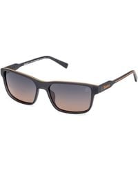 Timberland - Tb00051 20H Sunglasses Injected Squared Polarized - Lyst