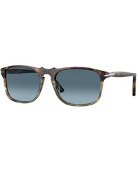 Persol - Po3059S 1158Q8 Sunglasses Acetate Squared Normal Shaded - Lyst