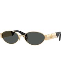 Versace - Ve2301 152387 Sunglasses Metal Round Normal - Lyst