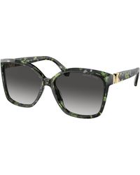 Michael Kors - Mk2201 Malia 39538G Sunglasses Acetate Squared Normal Shaded - Lyst
