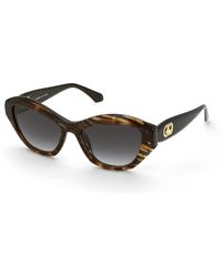 Twinset - Stw068 0Ahh Sunglasses Acetate Smoke Butterfly Normal Shaded - Lyst