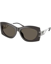 Michael Kors - Mk2235U Navarra 4003/3 Sunglasses Injected Geometric Normal - Lyst