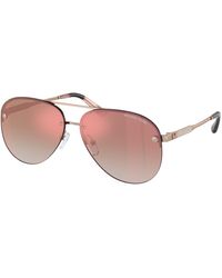 Michael Kors - Mk1135B East Side 11086F Sunglasses Metal Pilot Normal - Lyst