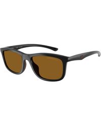 Emporio Armani - Ea4277U 501783 Sunglasses Injected Squared Polarized - Lyst