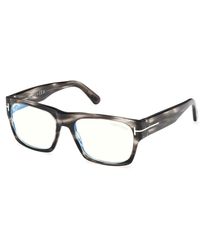 Tom Ford - Ft6035-B 056 Optical Frames Acetate Squared Normal - Lyst