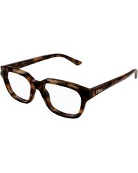 Chloé - Ch0292O 007 Optical Frames Acetate Transparent Squared - Lyst