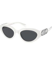 Michael Kors - Mk2192 Empire Oval 310087 Sunglasses Acetate Round Normal - Lyst