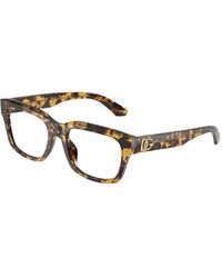 Dolce & Gabbana - Dg3416 3330 Optical Frames Acetate Squared Normal - Lyst