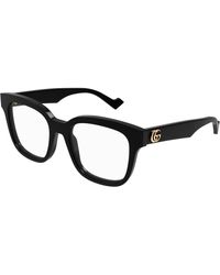 Gucci - Gg0958O 004 Optical Frames Acetate Transparent Squared - Lyst