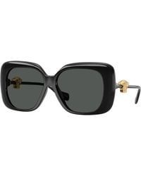 Versace - Ve4499U Gb1/87 Sunglasses Injected Squared Normal - Lyst