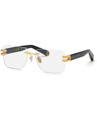 Philipp Plein - Vpp086M Plein Pleasure 0400 Optical Frames Metal Squared - Lyst