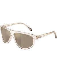 Moncler - Me6033U Iceborne 30032C Sunglasses Acetate Squared Mirror - Lyst