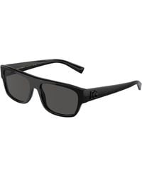 Dolce & Gabbana - Dg4455 501/87 Sunglasses Acetate Squared Normal - Lyst