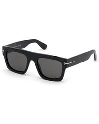 Tom Ford - Ft0711 Fausto 01A Sunglasses Acetate Squared Normal - Lyst