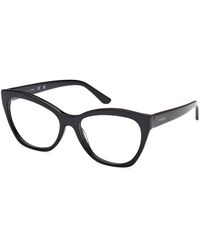 Guess - Gu50177 001 Optical Frames Acetate Geometric Normal - Lyst