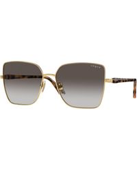 Vogue Eyewear - Vo4199S 51988G Sunglasses Metal Butterfly Normal Shaded - Lyst