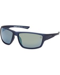 Timberland - Tb00003 91D Sunglasses Injected Smoke Squared Polarized - Lyst