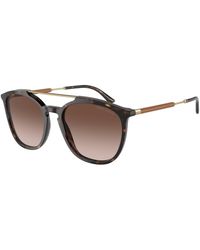 Giorgio Armani - Ar8198 502613 Sunglasses Acetate Squared Normal Shaded - Lyst