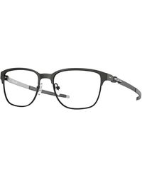 Oakley - Ox3248 Seller 324801 Optical Frames Metal Transparent Squared Normal - Lyst