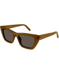 Saint Laurent - Sl 276 Mica 060 Sunglasses Acetate Cat Eye - Lyst