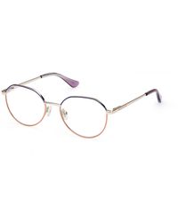 Guess - Gu9232 083 Optical Frames Metal Round Normal - Lyst
