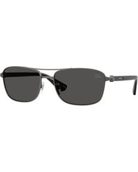 Burberry - Be3163 131687 Sunglasses Metal Squared Normal - Lyst