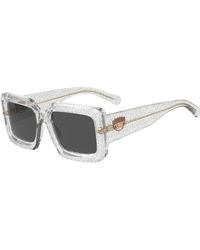 Chiara Ferragni - Cf 7022/S Mxv/Ir Outlet Sunglasses Plastic Squared - Lyst