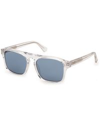 Web - We0373 26V Sunglasses Acetate Squared Normal - Lyst
