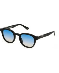 Police - Spll82 Origins 60 0700 Sunglasses Acetate Round Normal Shaded - Lyst