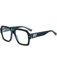 DSquared² - D2 0148 Zi9 Optical Frames Acetate Squared Normal - Lyst