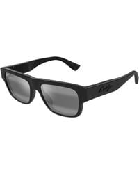 Maui Jim - Mj0638S 001 Occhiali Da Sole Bio-Iniettato Grigio Squadrata - Lyst