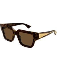 Bottega Veneta - Bv1276S 002 Sunglasses Acetate Squared - Lyst