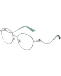 Dolce & Gabbana - Dg1365 1325 Optical Frames Metal Round Normal - Lyst