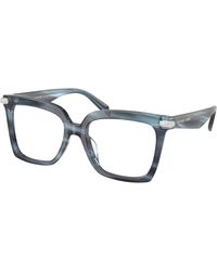 Michael Kors - Mk4191Bu Exumas 4054 Optical Frames Acetate Transparent Squared Normal - Lyst