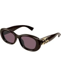 Gucci - Gg1829Sk 004 Sunglasses Injected Round - Lyst