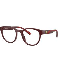 FERRARI SCUDERIA - Fz8002U 530 Optical Frames Injected Transparent Pantos Normal - Lyst