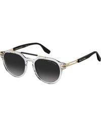 Marc Jacobs - Marc 675/S 900/9O Sunglasses Plastic Round Shaded - Lyst
