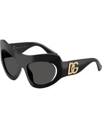 Dolce & Gabbana - Dg4552 501/87 Sunglasses Acetate Cat Eye Normal - Lyst