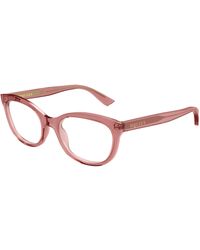 McQueen - Am0569O 005 Optical Frames Acetate Transparent Cat Eye - Lyst