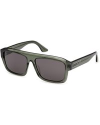 Gcds - Gd0075 96A Sunglasses Acetate Smoke Squared Normal - Lyst