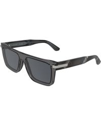 Calvin Klein - Ck26505S 035 Sunglasses Acetate Smoke Squared Normal - Lyst