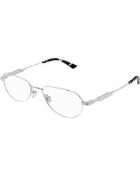 Bottega Veneta - Bv1510O 003 Optical Frames Metal Transparent Round - Lyst