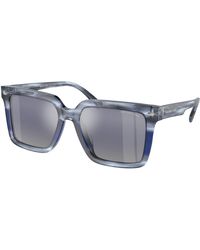 Michael Kors - Mk2217U Abruzzo 39796I Sunglasses Acetate Squared Normal Shaded - Lyst